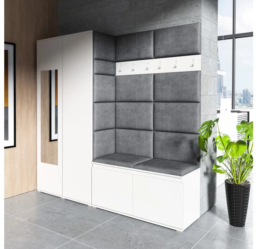Expedo Set hol EUGENIO 8, 190x185x40, alb/trinity 15