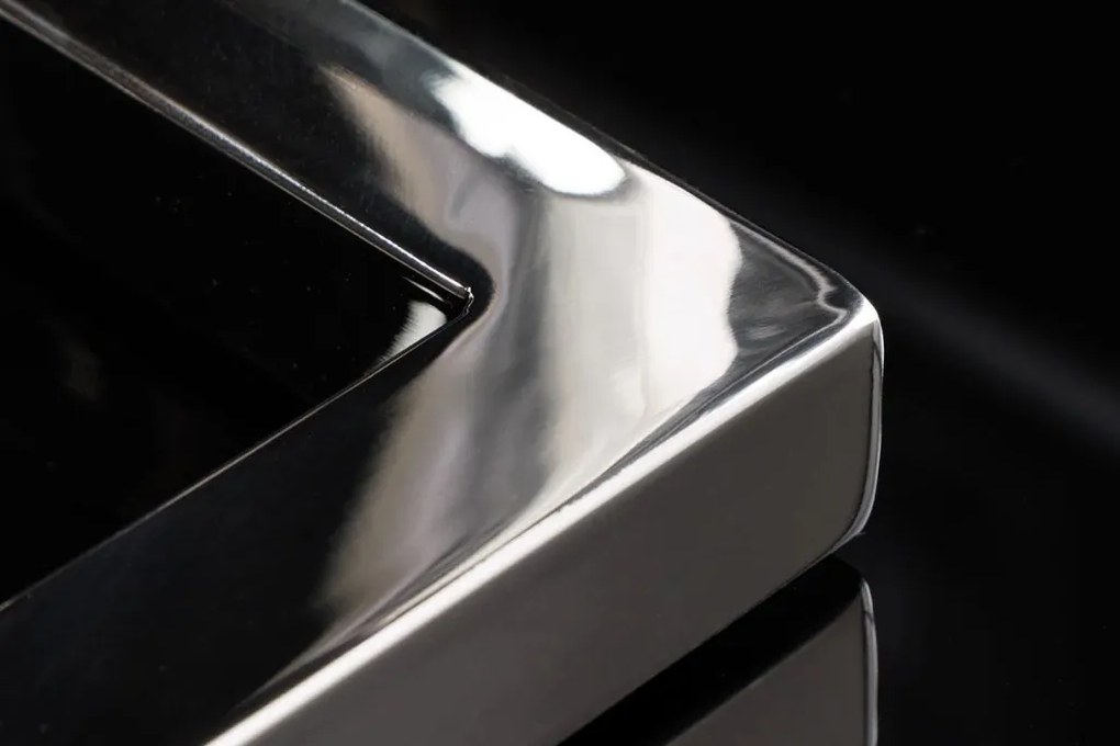 Suport pentru 5 lumanari, Argintiu, ABSTRACT 50cm