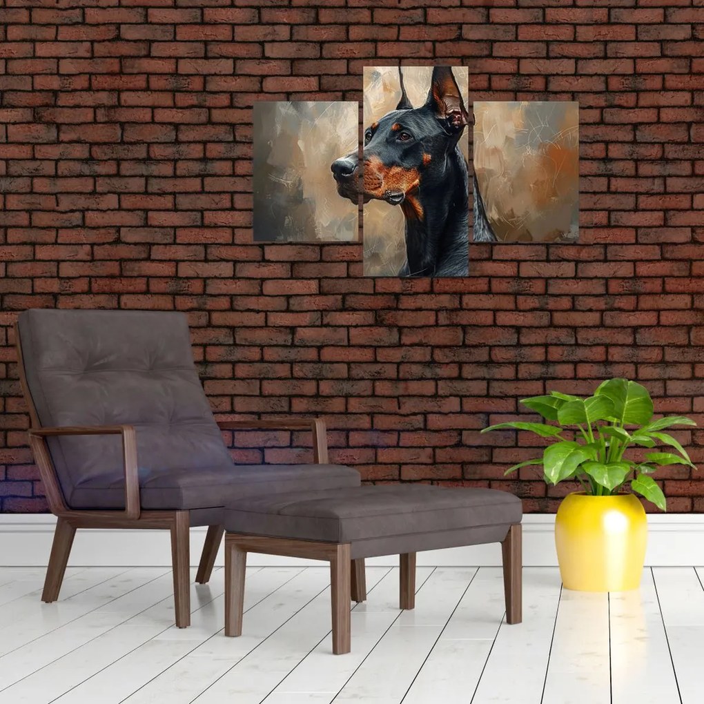 Tablou - Portretul lui Dobrman (90x60 cm)