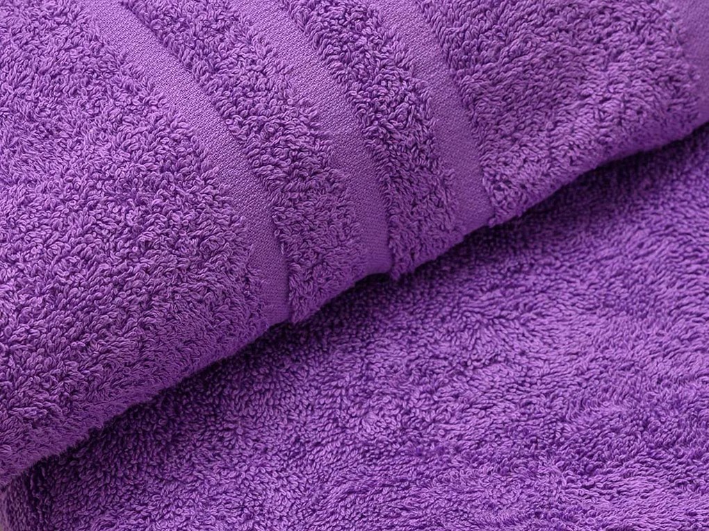 Prosop Classic 70 x 140 cm violet, 100% bumbac