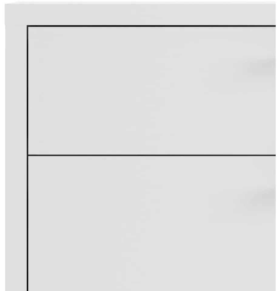 Bibliotecă modulară albă 89x113 cm Prima – Tvilum