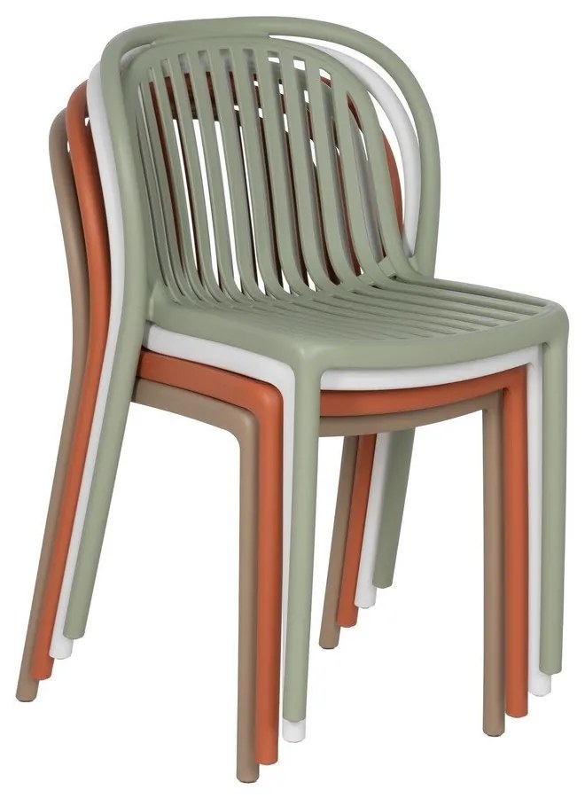 Scaun de dining bej din plastic Alia – Ixia