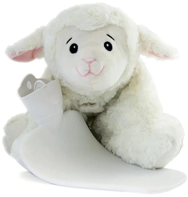 Termos Hugo Frosch Classic cu tampon în formă de oaie, 1,8 l, alb