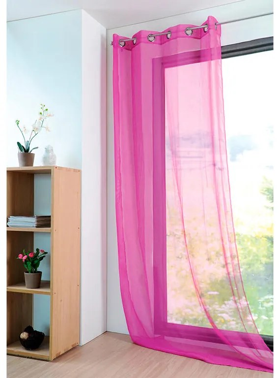 Perdea colorată MONNA fuchsia, 135 x 260 cm 1 buc