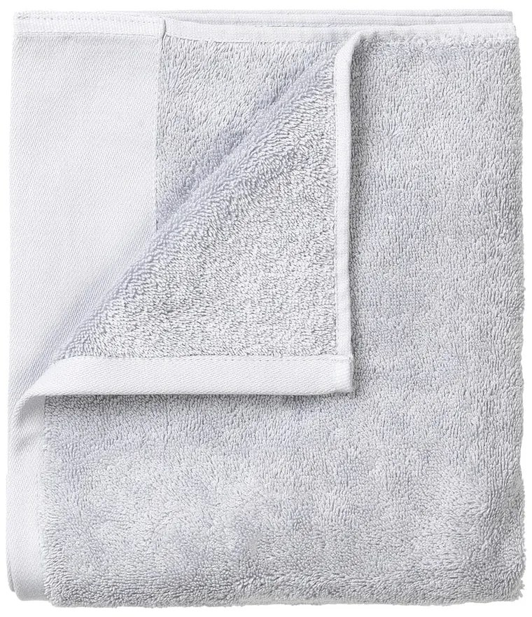 Set 4 prosoape pentru mâini Blomus, 30 x 30 cm, gri deschis