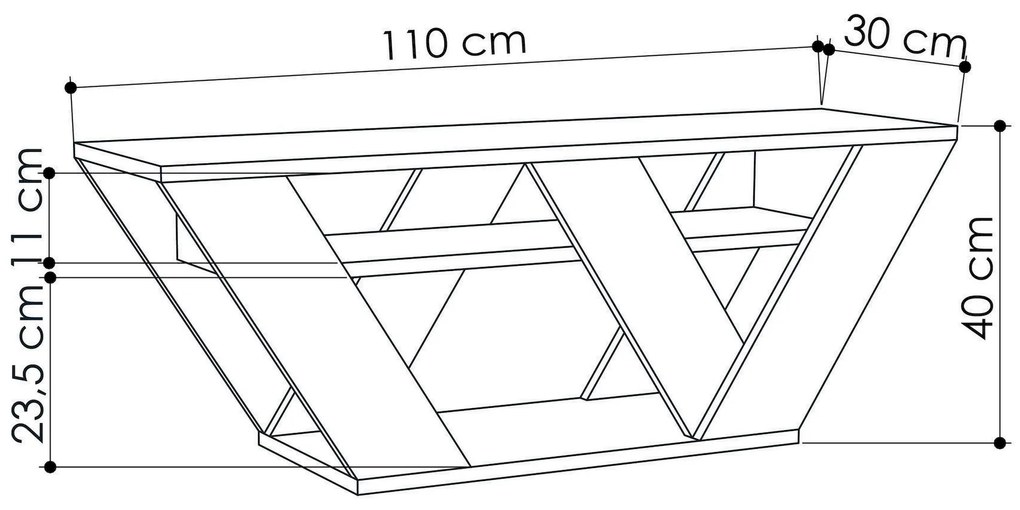 Masă TV Parvati (Alb). 1067321