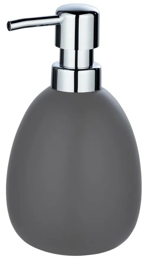 Dozator din ceramică pentru săpun lichid Wenko Polaris, gri