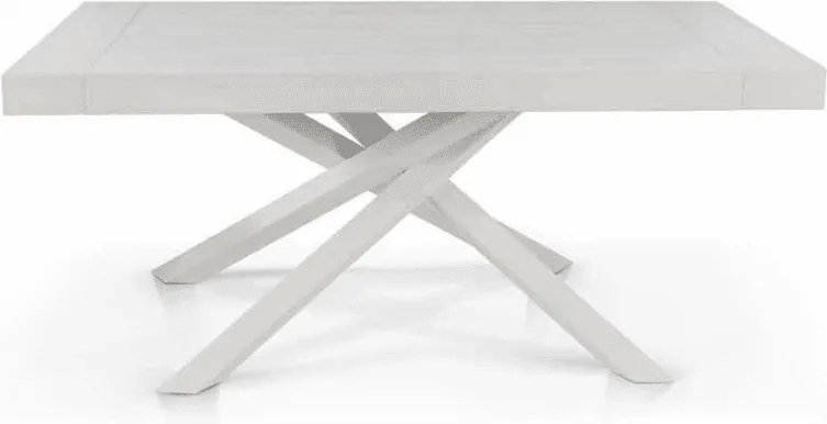 MASA EXTENSIBILA COMFY CU PICIOR METALIC - GRI CIMENT, PICIOR NEGRU - 160 CM / 90 CM / H 77