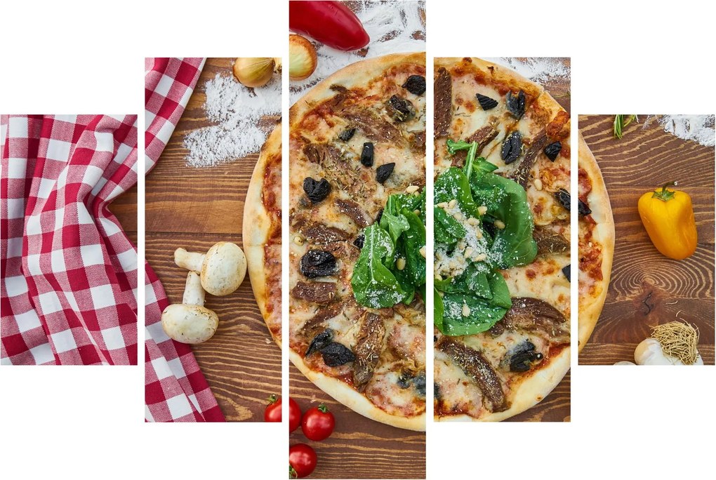 Tablou cu pizza (150x105 cm)