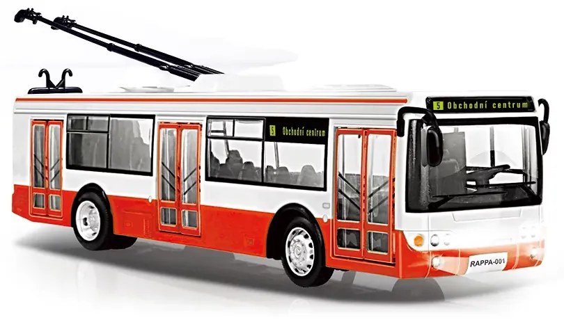 Rappa Troleibuz, anunță stațiile în limba cehă, 28 cm