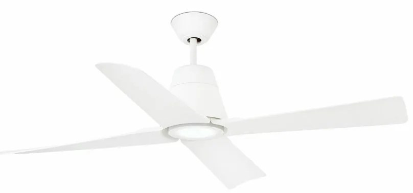 Lustra cu Ventilator si telecomanda pentru exterior TYPHOON M LED alb