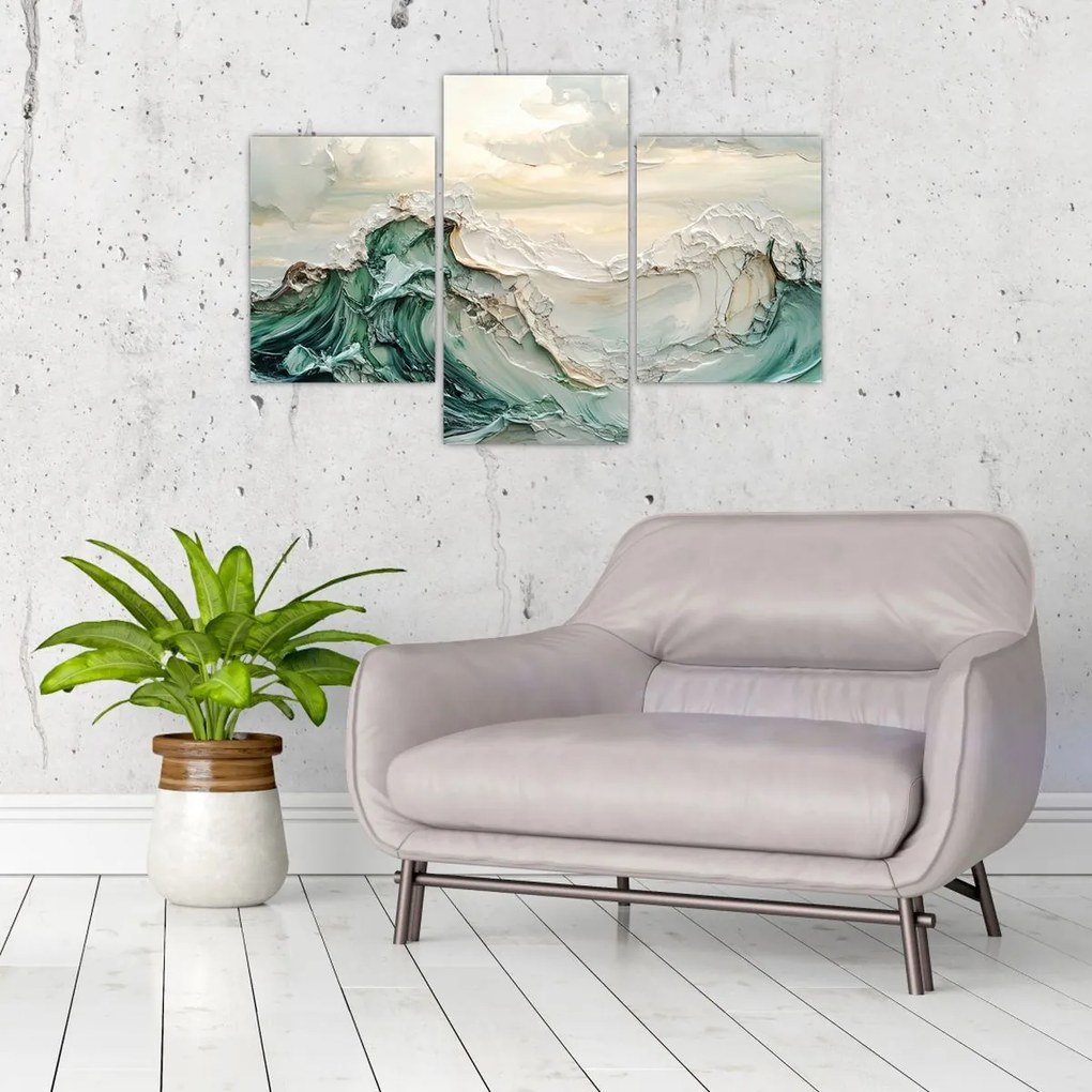 Tablou - Abstracție Marină 3D (90x60 cm)