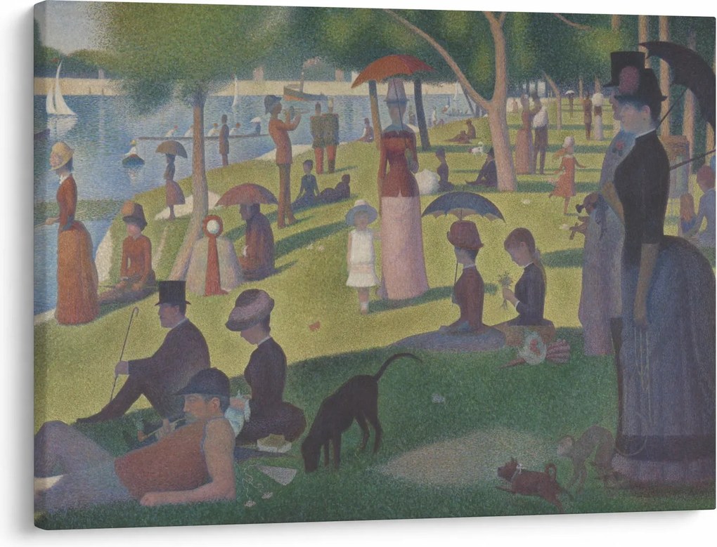 Tablou - Georges Seurat, A Sunday on La Grande Jatte, reproducere (70x50 cm)