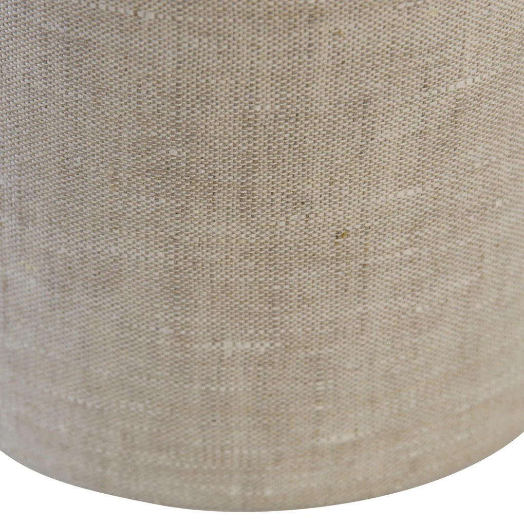 Abajur din stofă gri deschis 18/18/14