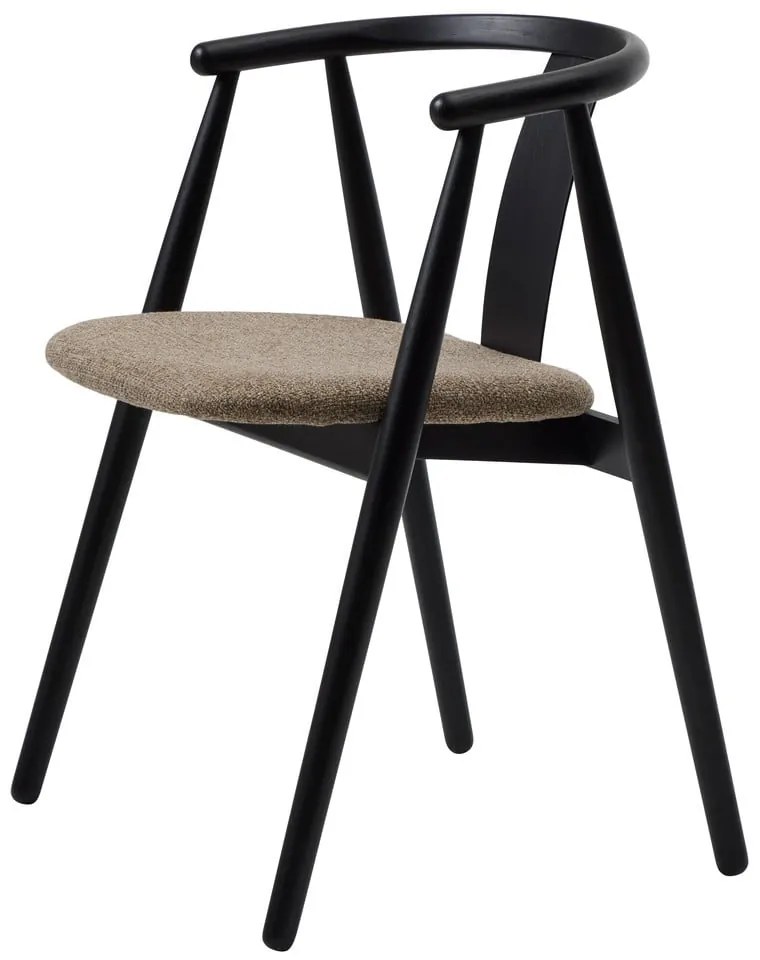 Scaun de dining negru/bej Relate – Unique Furniture