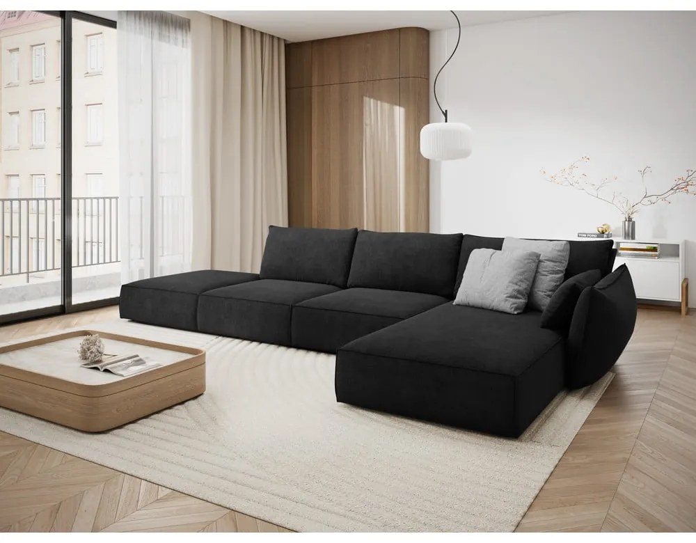 Colțar gri închis (pe partea dreaptă) Vanda – Mazzini Sofas