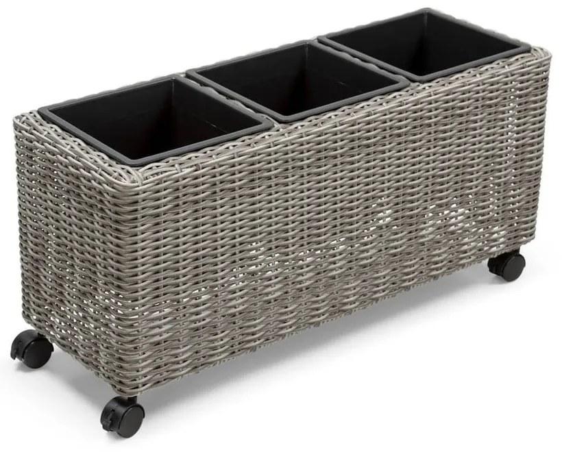Ghiveci de grădină Bonami Essentials Natural, gri