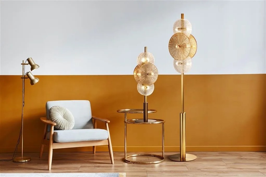 Lampadar, Lampa de podea moderna design deosebit Wagon Wheel 6Lt