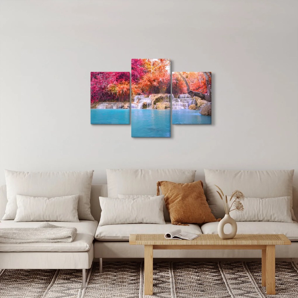 Tablou lagyna turcuaz, Laos, Tat Kuang Si (90x60 cm)