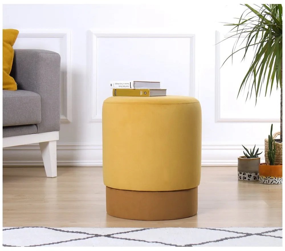 Taburet galben Ropp – Artie