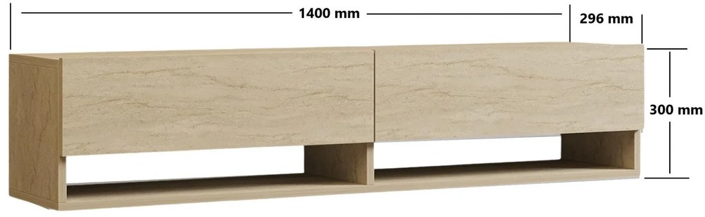 Masă TV/Dulap Agro (Travertin) . 1101371
