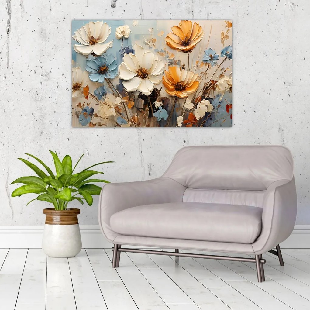 Tablou - Buchete, pictură (90x60 cm)