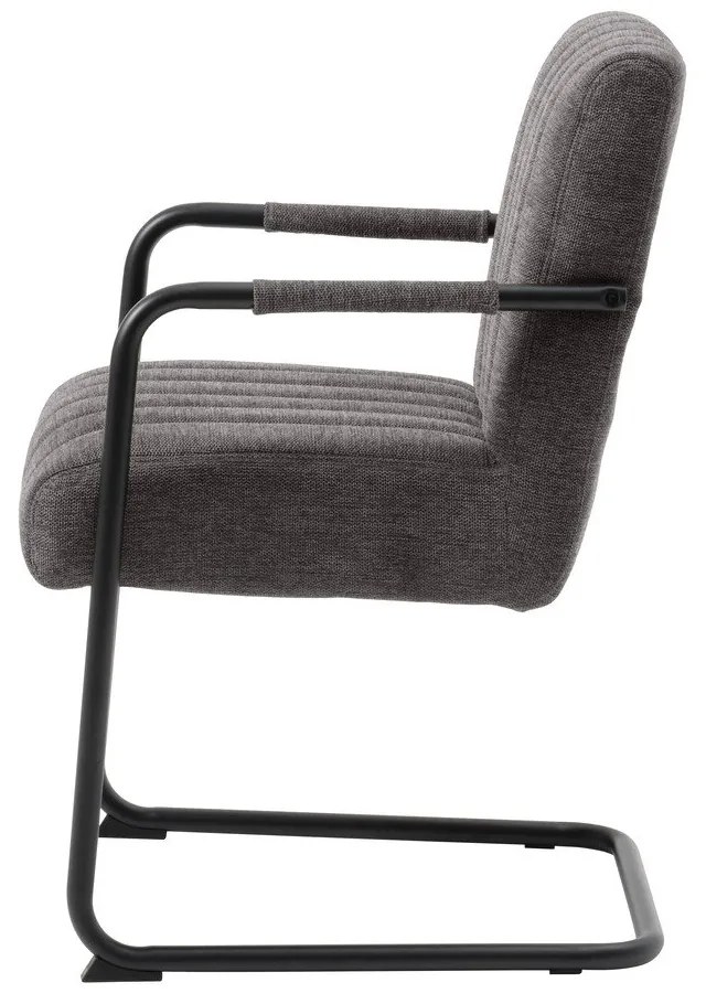 Scaun de dining gri închis Trout – Unique Furniture