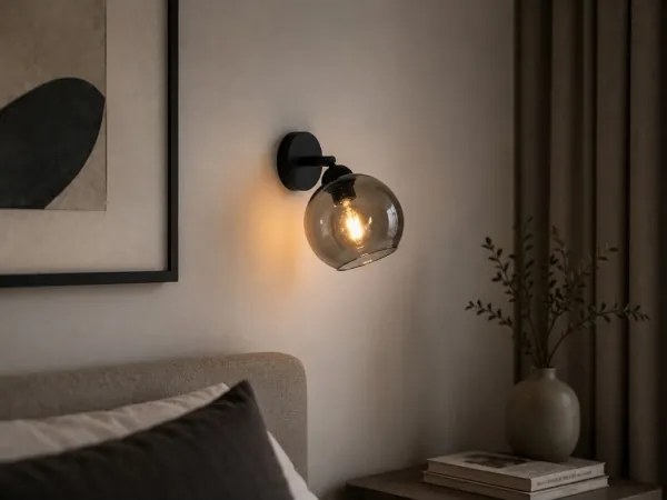 Spot de perete UNO 1xE27/60W/230V negru