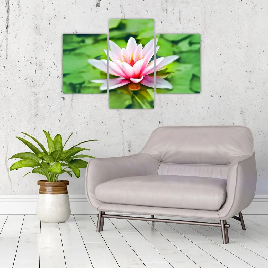 Tablou - Nuferi pe apă (90x60 cm)