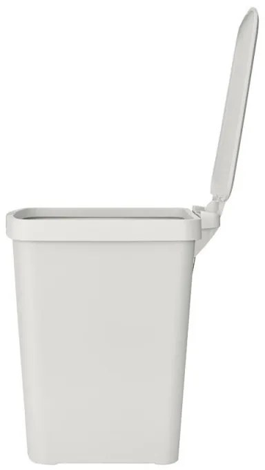 Coș cu pedală Brabantia StepUp 1008483, 25 L, Materiale ecologice, Deschidere mare, Gri deschis