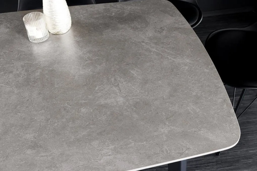 Masa dining design modern Milano gri 180x90cm