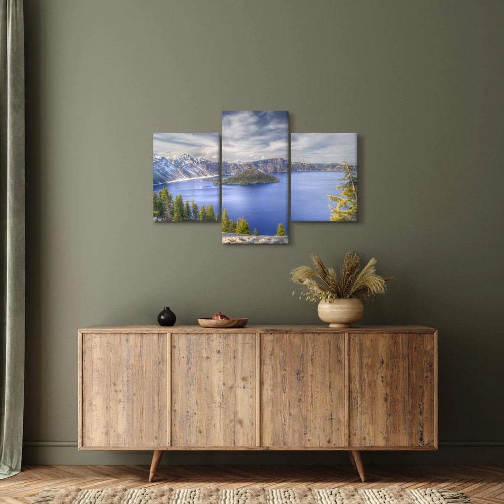 Tablou lacul montan (90x60 cm)