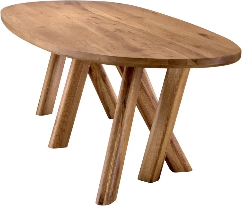 Masa design LUX din lemn de stejar Bayshore