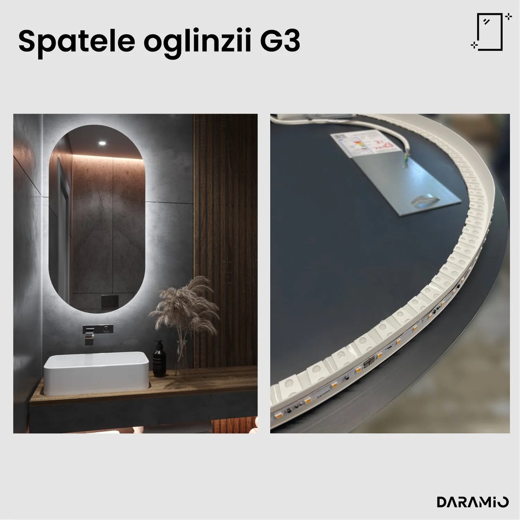 Oglindă atipică cu iluminare LED G3