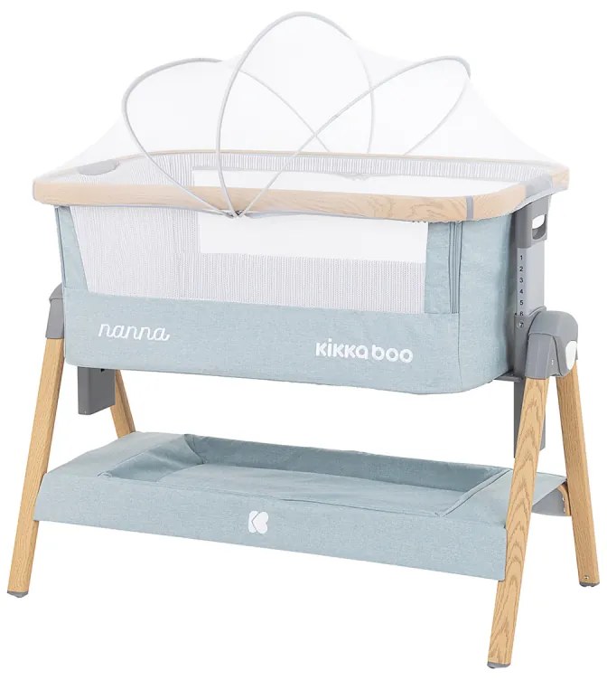 Patut Co-Sleeper KikkaBoo Nanna Mint Wood 2020