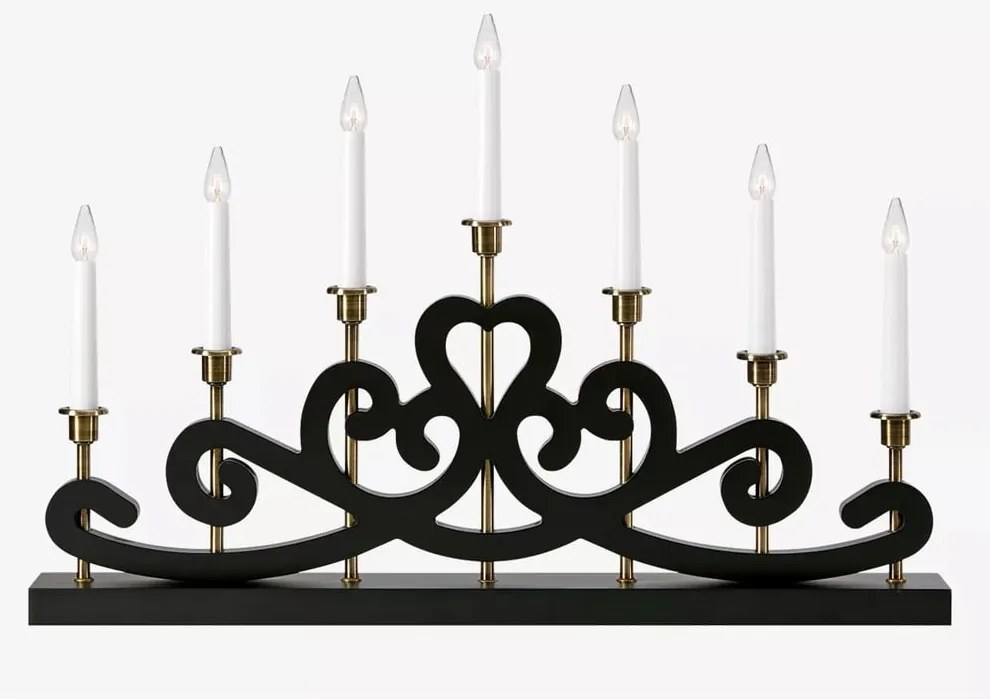 Decorațiune luminoasă de Crăciun neagră Nightfall – Markslöjd