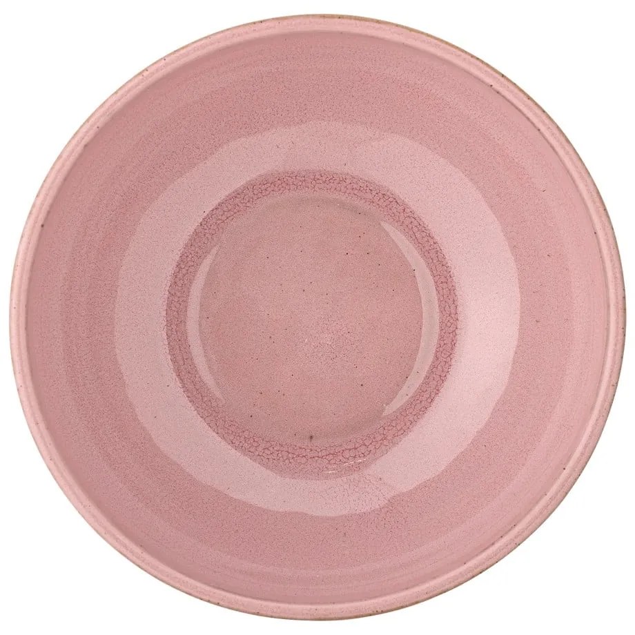 Bol mic roz deschis din gresie 525 ml Paula – Bloomingville