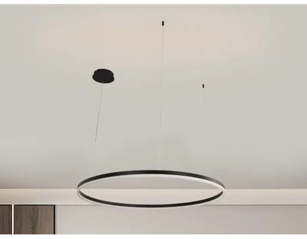 Lustră LED dimabilă pe cablu LED/55W/230V 3000-6500K + telecomandă