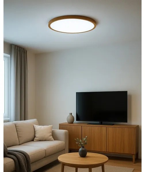 Plafonieră LED, 32W, 230V, 3000/4000/6500K, Ø 40 cm, bej