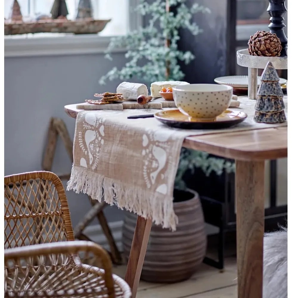 Ornament de Crăciun din lemn pentru suspendat Bloomingville Rai