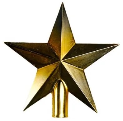 Spitz pentru brad Steaua 20 cm GOLD