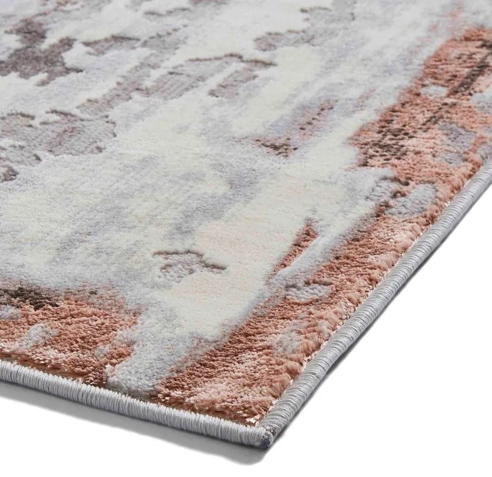 Covor Think Rugs Apollo, 120 x 170 cm, gri-roz