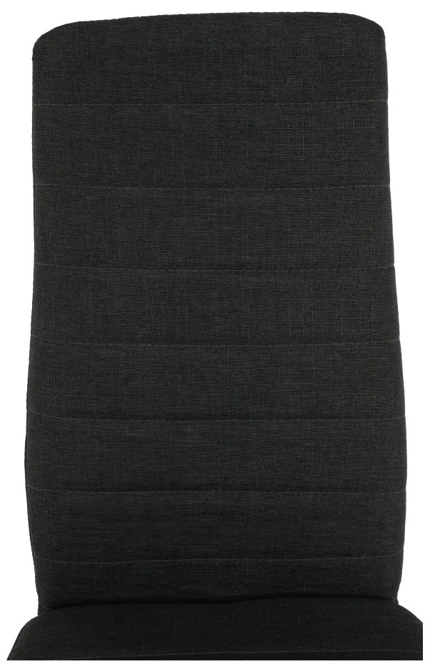 Scaun de sufragerie Collort nova (gri închis + negru). 744536