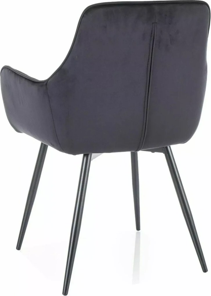 Scaun de dining tapiTat FIGO, negru