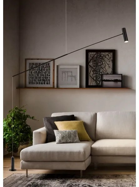 Lampadar LED dimabil Redo 01-2695 PICAS LED/12W/230V negru