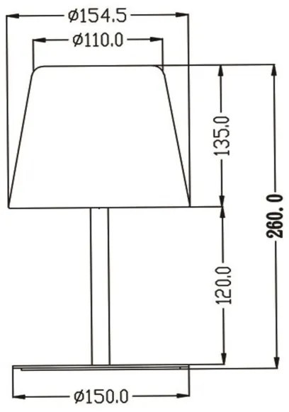Lampă LED RGBW dimabilă de masă Lucide 13815/02/99 RIO LED/1,8W/4V negru