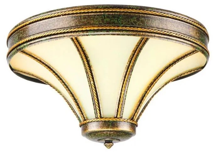 Kemar T/D/P - Plafonieră TANAJA 2xE27/40W/230V aurie