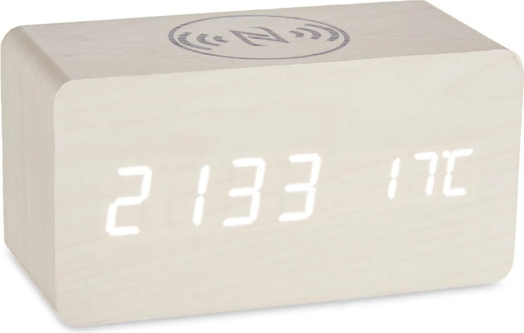 Ceas cu încărcător de telefon fără fir