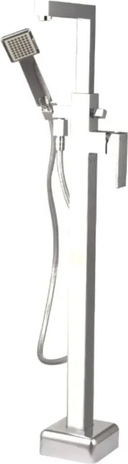 Baterie cada - dus freestanding Inter Ceramic crom lucios cu set de dus