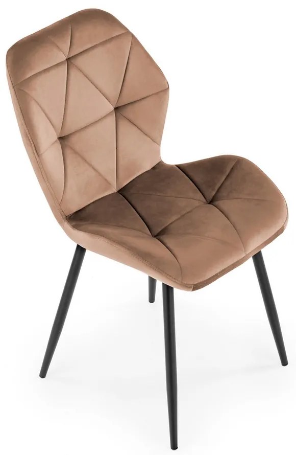 Scaun de bucaterie Pelor, bej/negru
